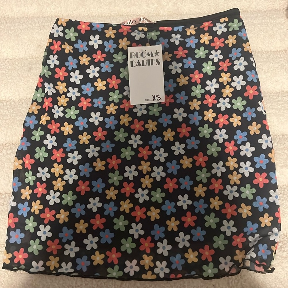 Flowered skirt